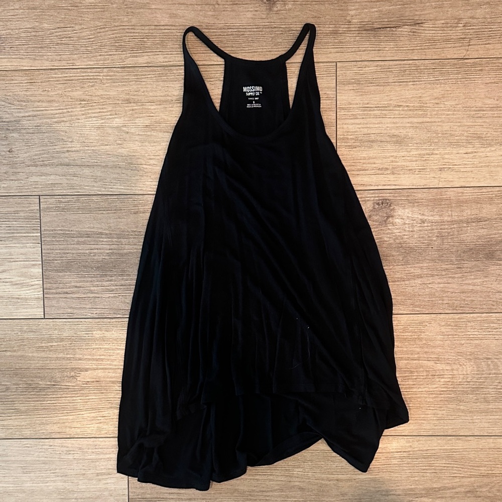Mossimo Supply Co. Black Racerback Tank Top